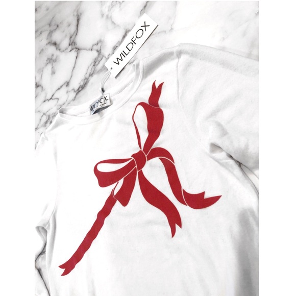 NWT Wildfox Gift Wrapped Baggie Beach Jumper - Picture 8 of 13